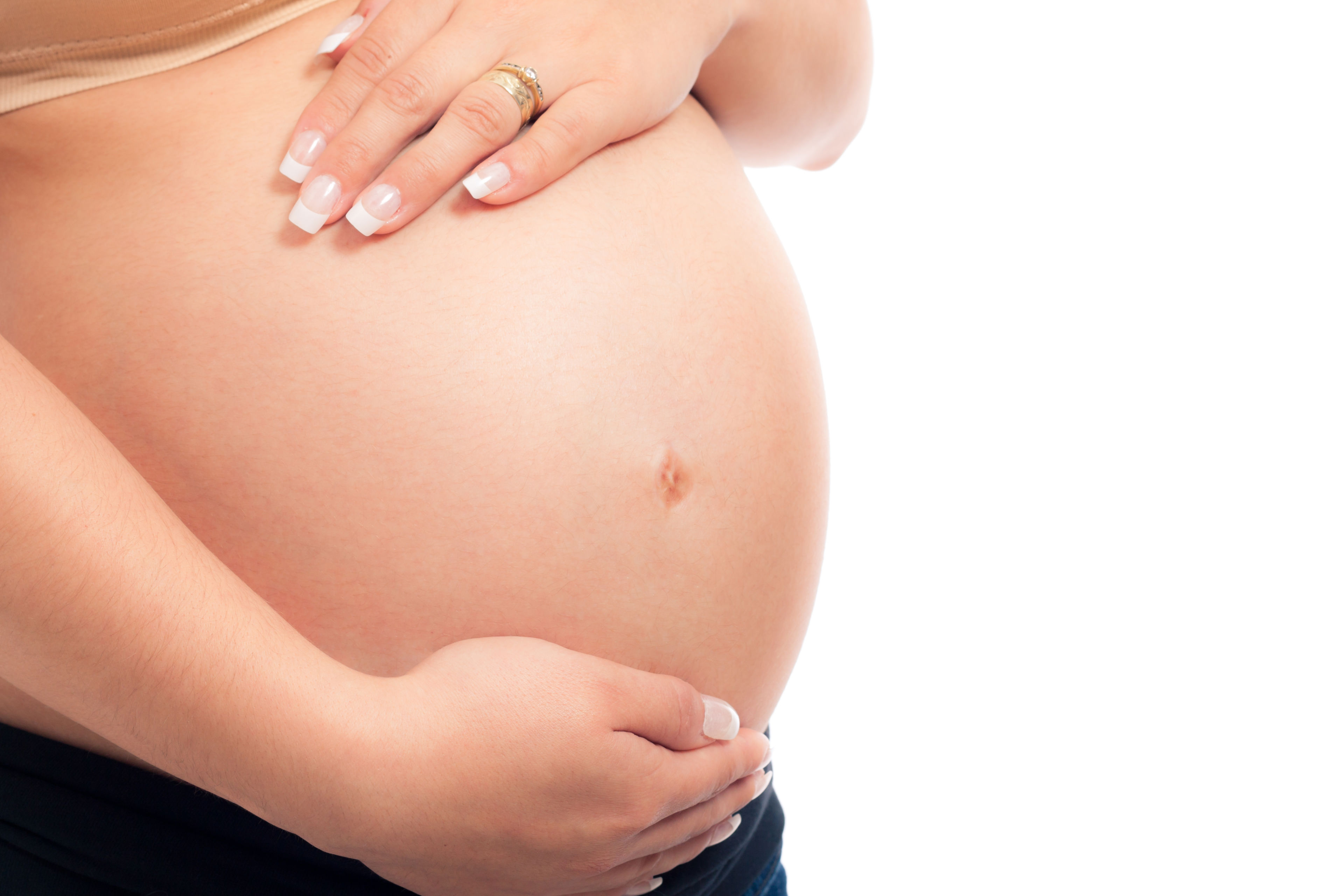 En gravid mave
