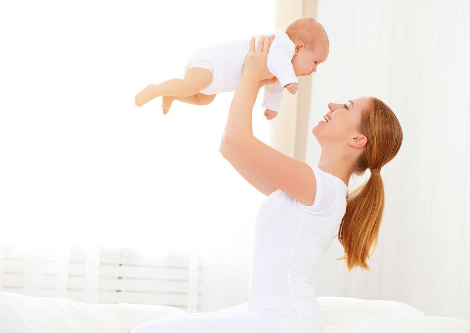 Mor der danser med sit barn